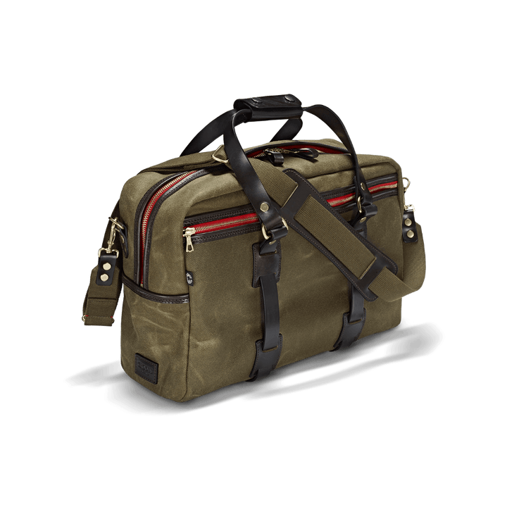 CROOTS Vintage Traveller Bag, kanvas, olivengrøn
