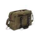 CROOTS Vintage Traveller Bag, kanvas, olivengrøn