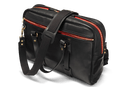 Vintage Leather Laptop Bag, læder, sort