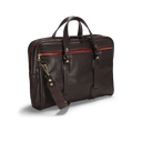 Vintage Leather Laptop Bag, læder, mørkebrun