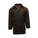 Benson Oilskinsjakke Basic, mørk brun